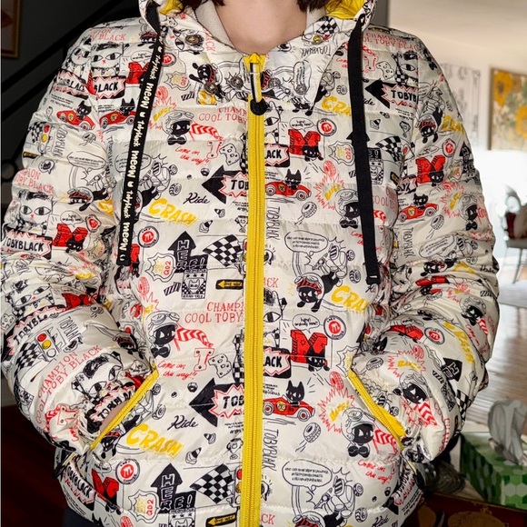 Graphic Print Hooded Jacket - Picture 1 of 5